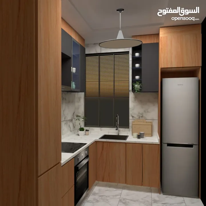 مطابخ مودرن لامنيت ايطالي كاش او اقساط بسعر الكاش