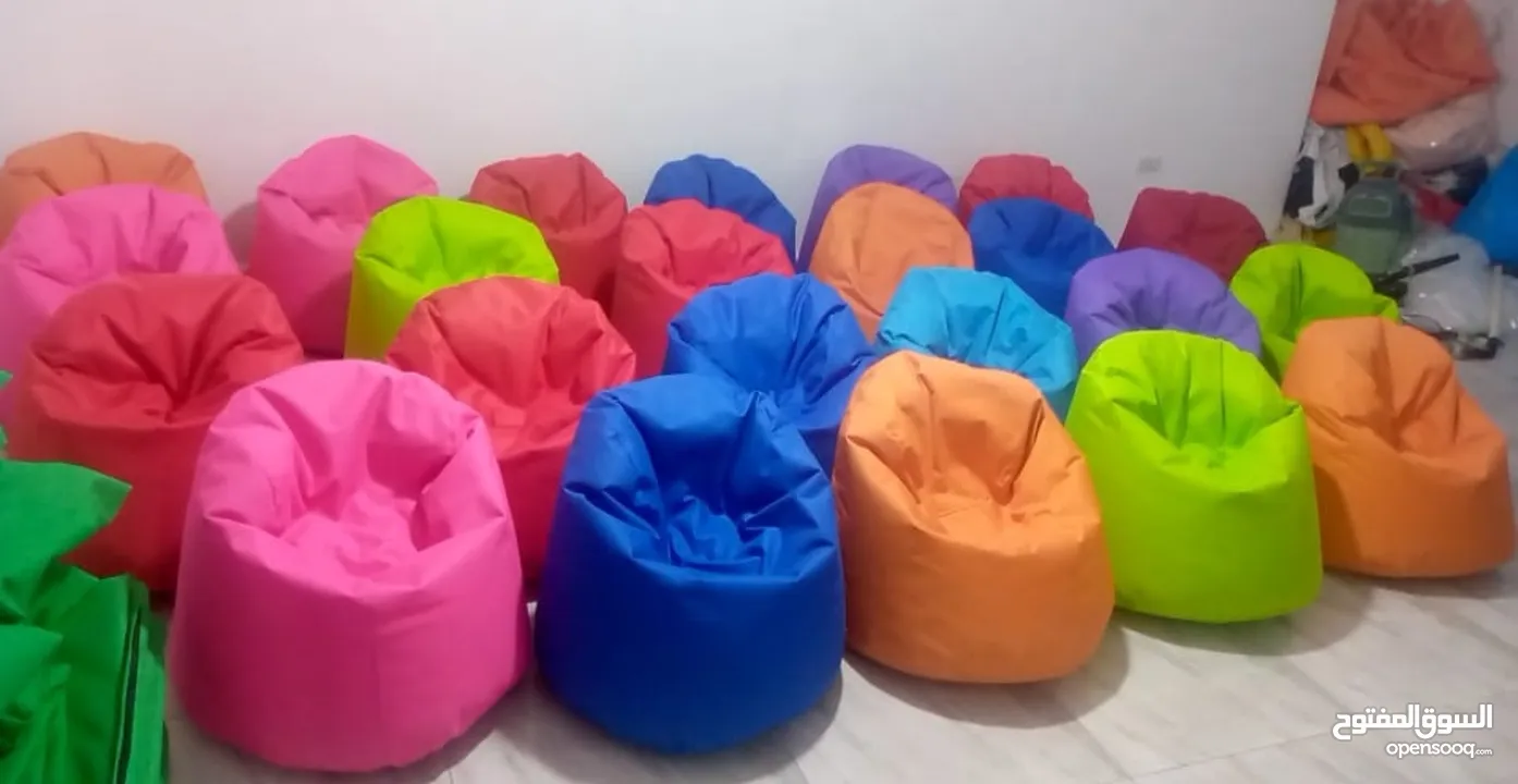 بفات بين باق bean bag قماش ووتر بروف يتحمل العوامل الخارجية. متوفر خدمة التوصيل لجميع المحافظات