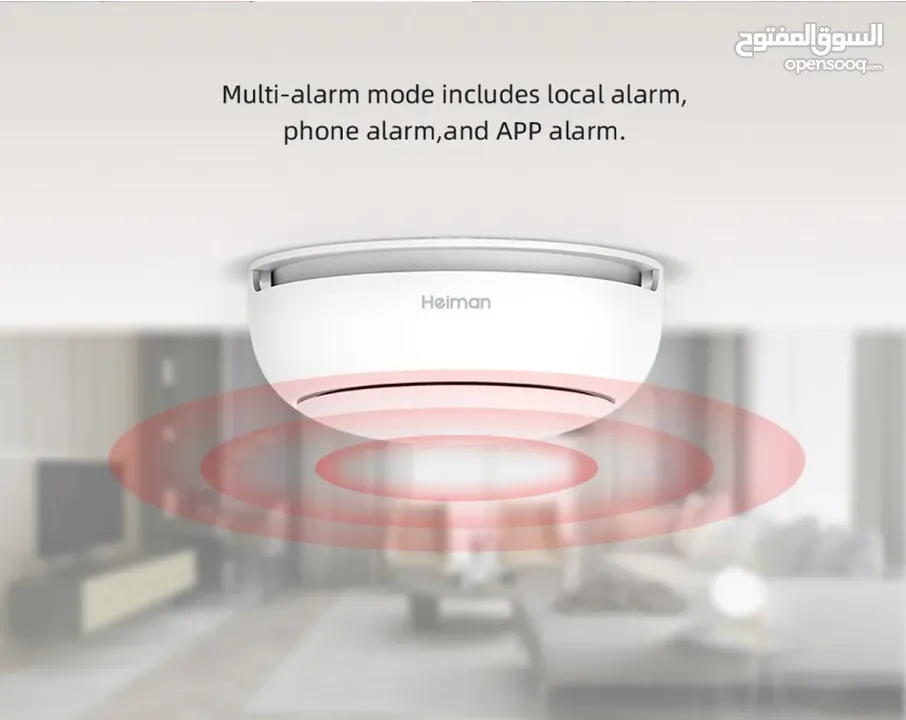 تويا كاشف الدخان نظام المنزل الذكي هوم استتنت اليكسا جوجل هوم سمارت لايف Tuya Smart live