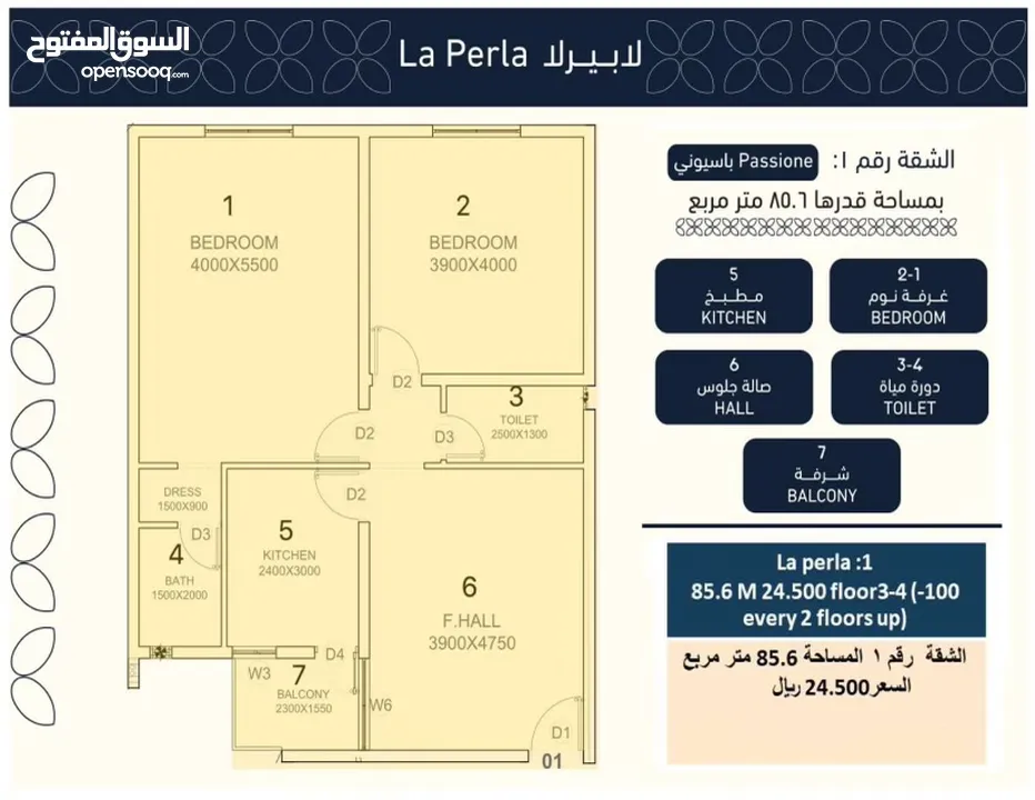 سارع بحجز شقتك بالاقساط 5 سنوات في المعبيلة الجنوبية مع الفرقاني