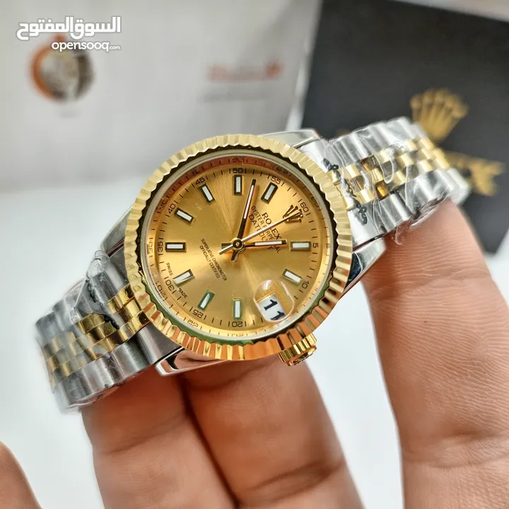 الساعات الرولكس الديت جاست النسائية متوفرة الان  من متجرنا