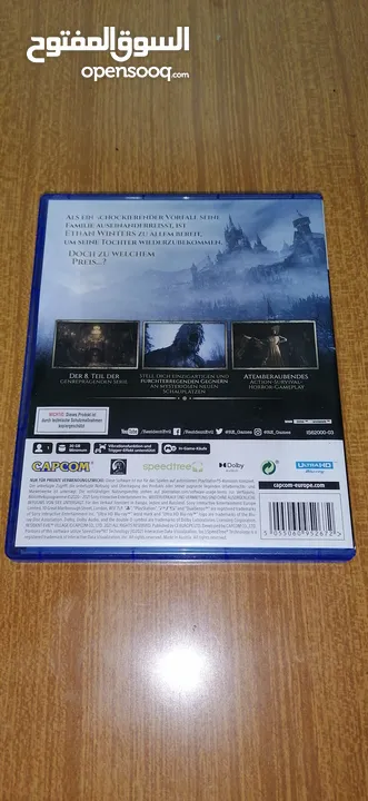 سيدي  resident evil village مستعمل بحالة الوكالة بسعر طري وقابل للمفاوضة
