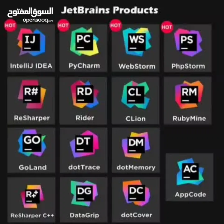 اشتراك jet brains all products pack لمدة عام كامل( 12 شهر)