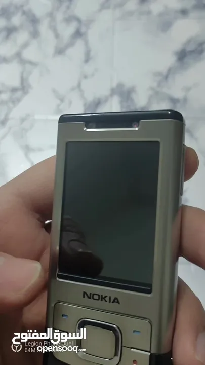 نوكيا 6500ونوكيا 6600 بحالة ممتازه بس بدهم بطاريه