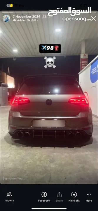 Golf R 4X4 ستيج 2 معدلي 2021  تحكم إستبرق درم معدل   اكبر شاشة مزقان تحكم لمس