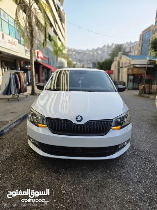 سكودا فابيا اوتومات بنزين ماتور 1200 تيربو ترخيص 2017