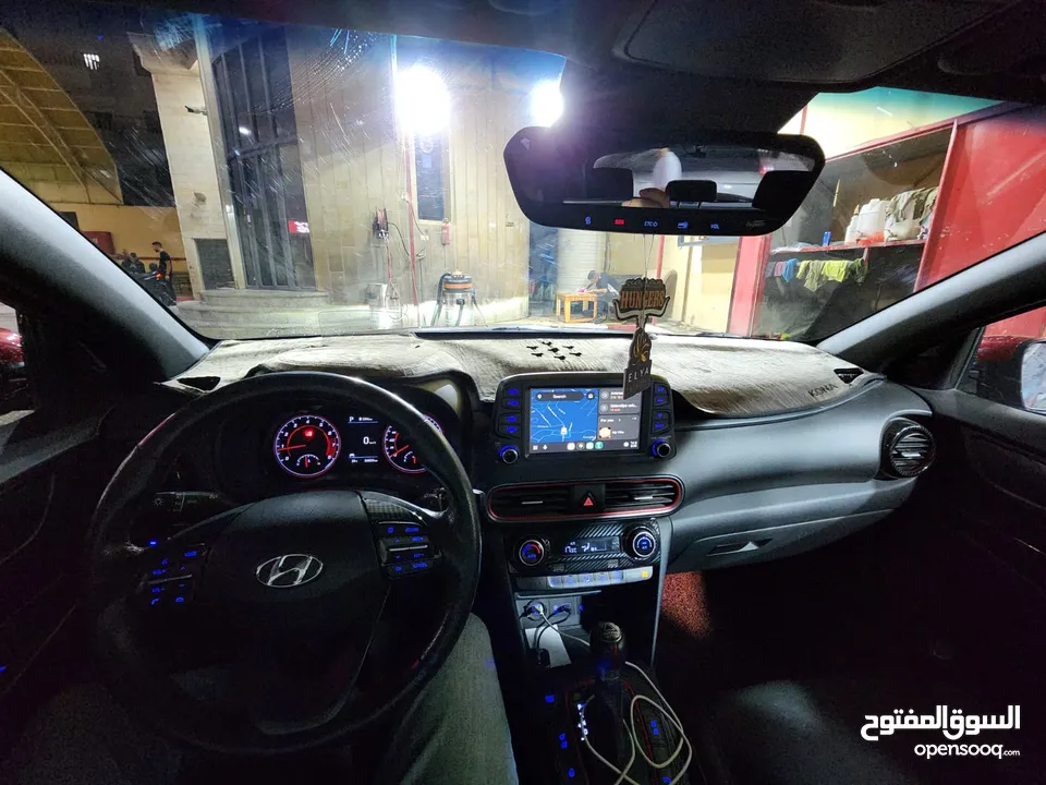 هيونداي كونا ايرون مان 2019 فل الفل  رمادي مطفي  20 ألف كم  - فحص ممتاز