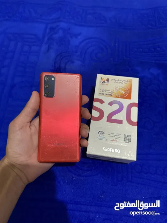 ‎سامسونج S20 عادي FE 5g مع الكرتونه