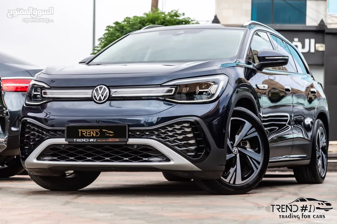 Volkswagen ID6 Crozz Pro 2022  السيارة مميزة جدا و قطعت مسافة 13,000 كيلو متر