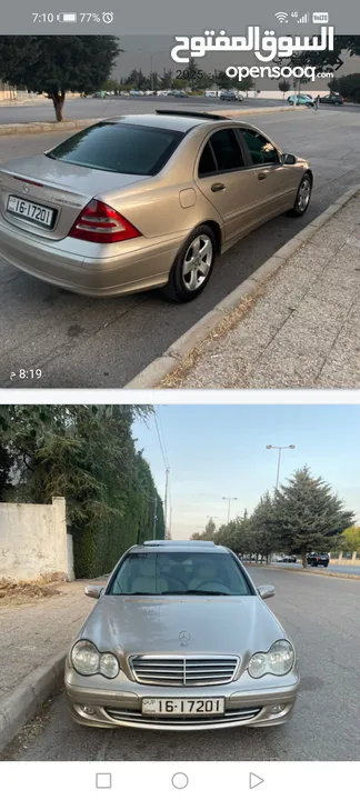 مرسيدس C200 موديل 2005 فحص كامل7جيد