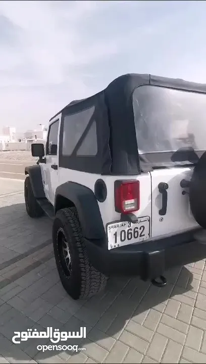 Jeep Wrangler JK Sport 2018 - Low mileage  35,100 KMS - LOWEST PRICE -  ارخص سيارة السوق بممشى اقل