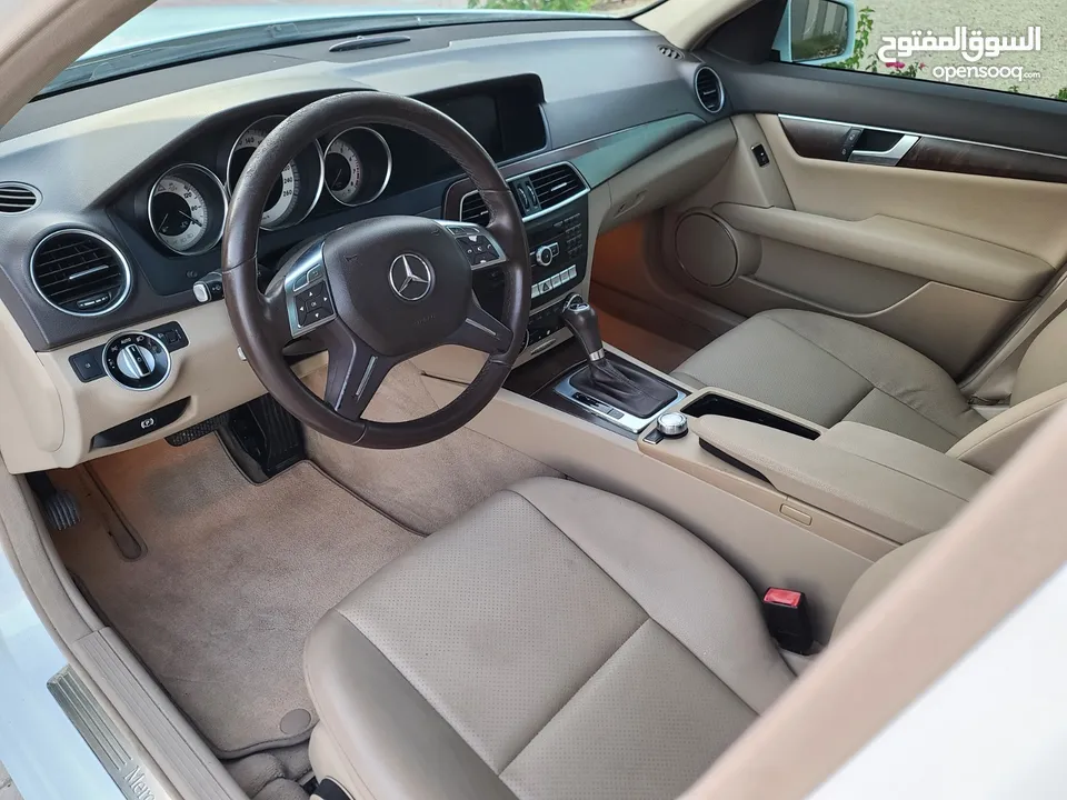 Mercedes C200, Top Option, Gcc Specs, Panoramic Sunroof, Good Condition