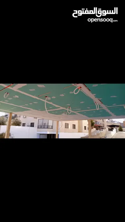 جبسون بورد الاسقف بأنواعه الابيض والأخضر والزهري والحديد بسماكه مختلف ومتنوع من زوايا وترك والاميجا