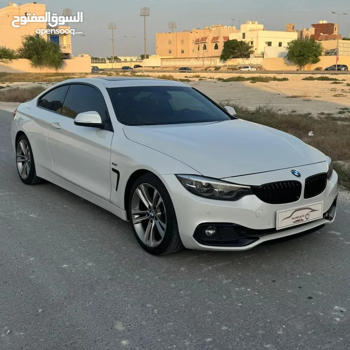 ‏BMW 430i, 2018, 110km, agent maintained