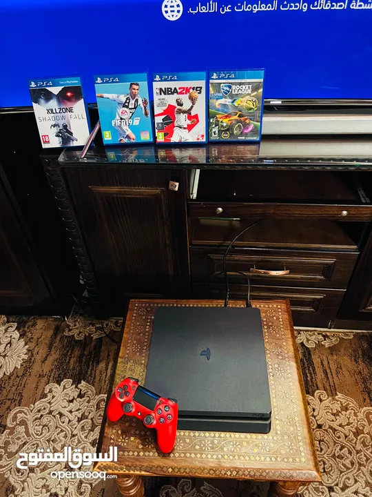 Playstation 4 Slim  بلاستينش 4 سلم