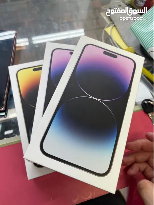 iPhone 14 Pro Max 256GB  ايفون 14 برو ماكس 256 جيجا  جديد كفالة شرق اوسط