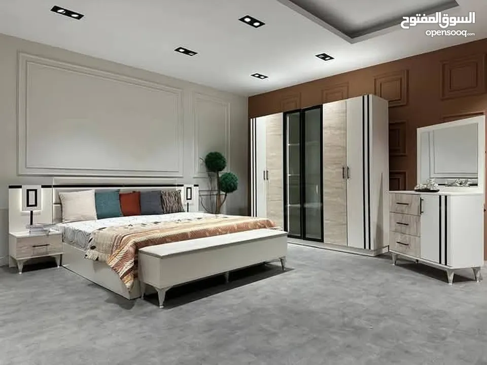 تفصول حسب الطلب  حدث موديلات غرف النوم   والموبيليا الحديثه بارقي وافخم  المواصفات