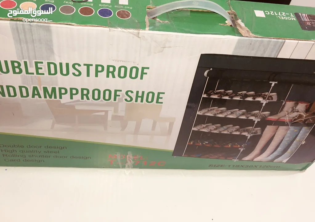 رفوف احذيه للمنزل جديد بالكرتونة 118x30x120cm رفوف احذيه البيره البالوع اكسسوارات المنزل