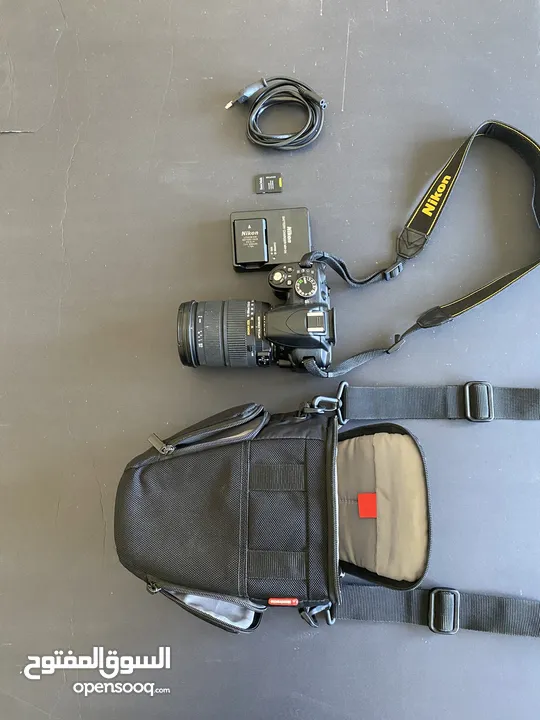 Sigma 18-200 mm f/3.5-6.5 DC OS HSM Lens + Nikon D3100 DSLR Kit — Excellent Conditions