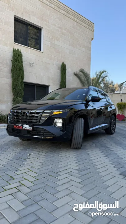 هونداي توسان NLine ترخيص 2022 محرك 1600 هايبرد plug in/يقطع على الشحنه 65 كيلو متر 271 حصان