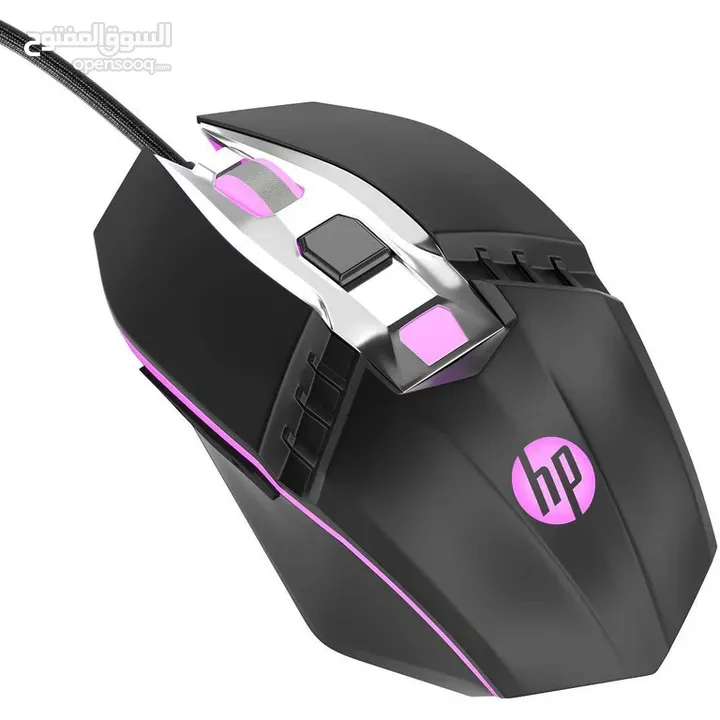 ماوس اتش بي أصلي جيمنج سلكي ملون ار جي بي HP M270 RGB USB WIRED GAMING MOUSE