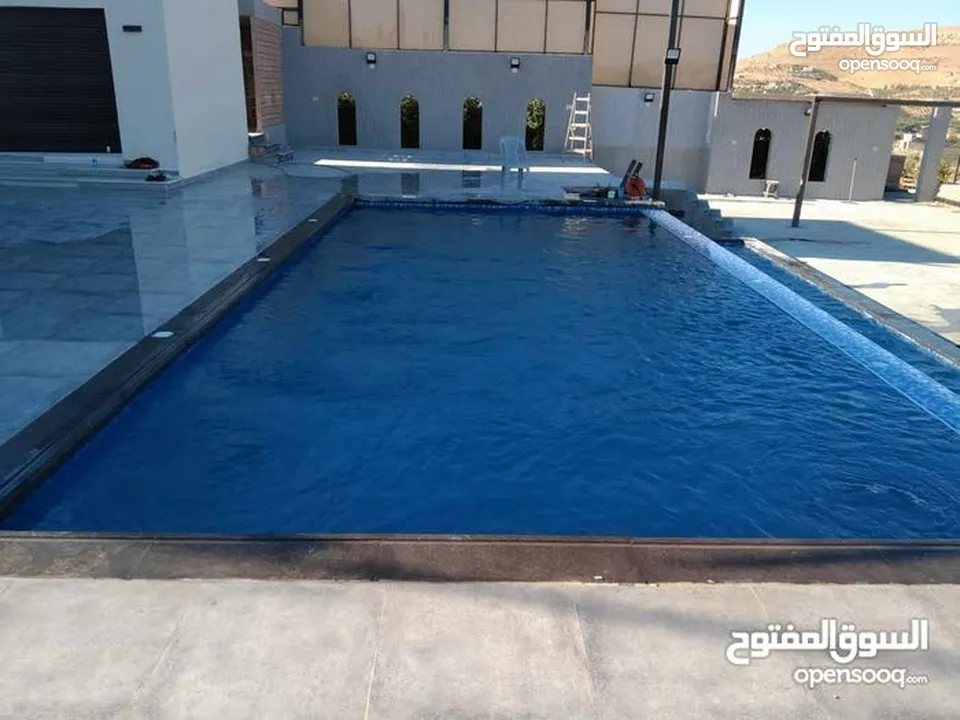 كل مايختص ببرك السباحة والشلالات والحمامات التركية والمغربية و الجاكوزي