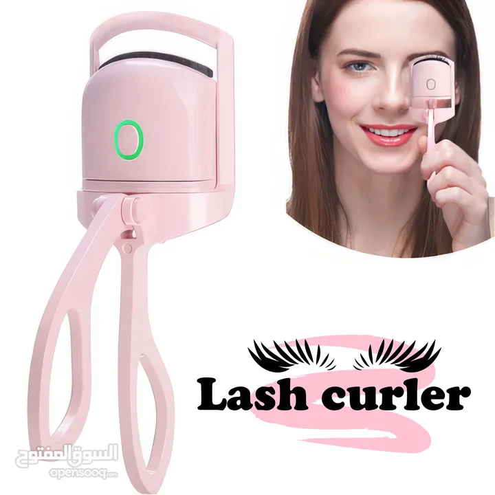 رموشك تبقى أطول من غير رموش و  تجعيد طبيعي لرموشك مع جهاز Lash curler