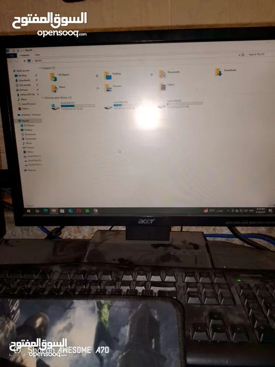 كمبيوتر hp شبه جديد  للبيع مستعجل بسبب الضروف وشكرا  وسريع ولا يوجد ولا اي مشكله بجهاز شبه جديد افحص