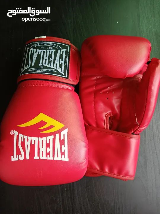 كفوف EVERLAST الأصلية استعمال خفيف جدا جدا بحالة الوكالة للبوكسينغ و الكثيير من الرياضات ...........