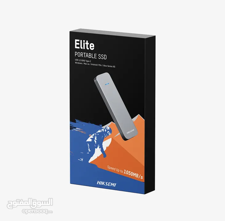هارديسك خارجي سرعة عالية من هيكسيمي Hiksemi Elite Portable SSD 1TB  USB3.2  Gen2X2 Type-C