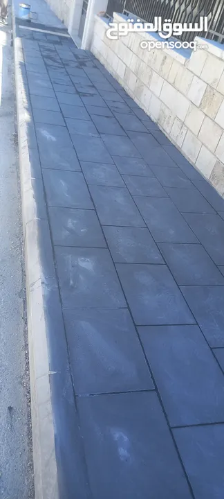 بلاط بازلت وادراج جميع القياسات بأسعار مغريه