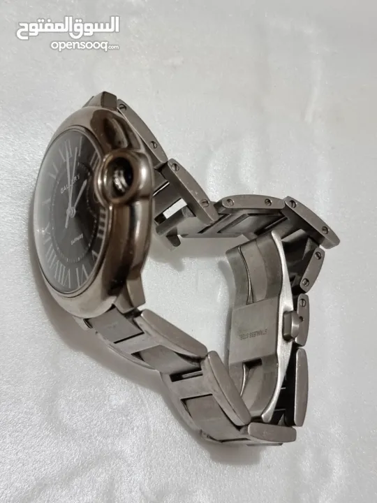 ساعة GALLERY أنيقة (تصميم كارتييه المميز) - زجاج ياقوت Sapphire