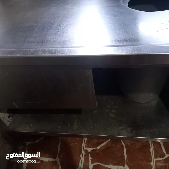مجلى ستيلس ثقيل وطبي  طاولة ستيلس