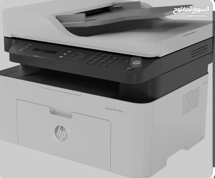 طابعة أتش بي ليزر جيت اسود  وايرلس   hp laser jet M137 fnw