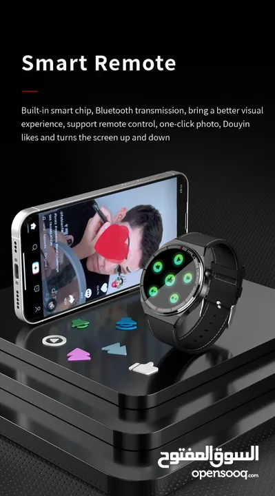 SMART WATCH WITH 2 STRAPS ساعة ذكية H4 PRO MAX للرجال بلوتوث بميزات عديده NFC وحزامين للساعه هدية.