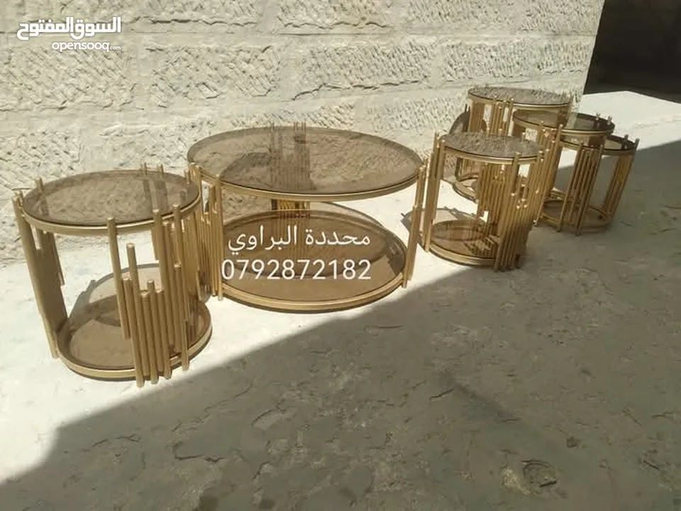 طاولات سفرة  طاولات وسط  طاولات سيرفس  مداخل
