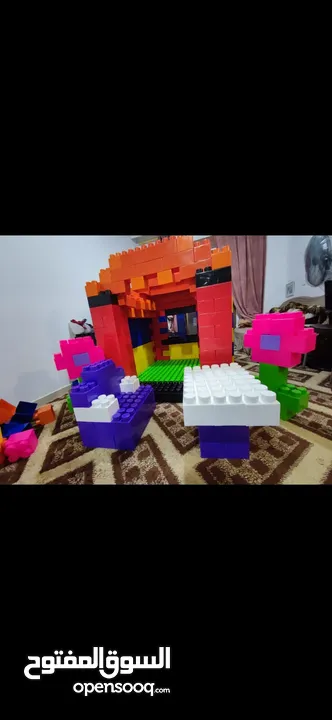 ليقو بلاستيك بلوكات كبيرة 36 قطعة. 30.دينار