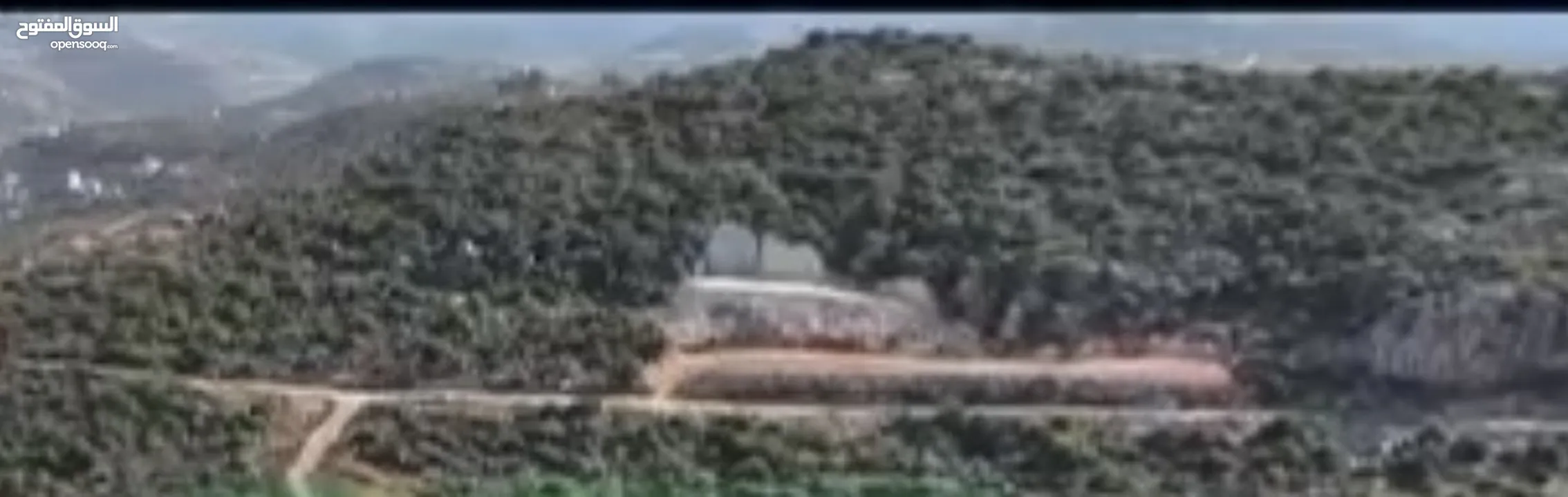 أرض مطلة كفر عين مجرفة جاهزة واصل شوارع وخدمات