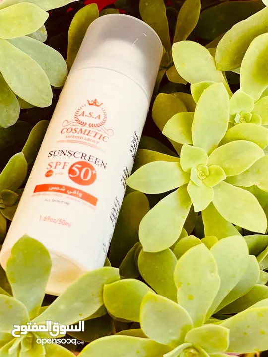 واقي الشمس a.s.a الاصلي يحتوي على 5 فلاتر للحماية من أشعة الشمس .spf 50 . متوفر منه مع تفتيح أو بدون