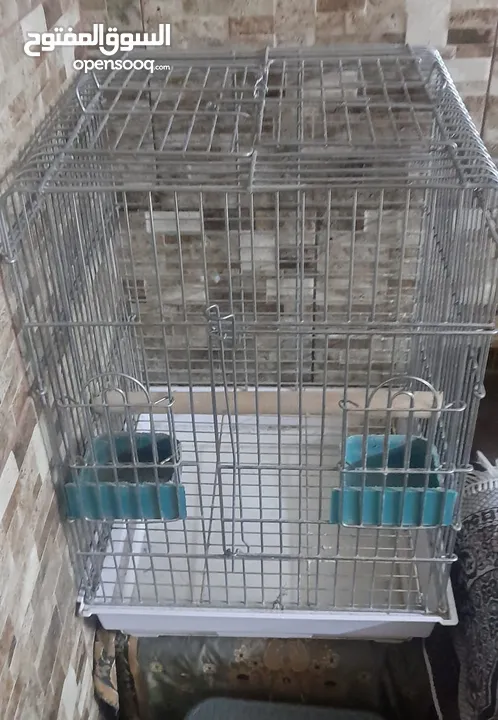 قفص معاكيف ضخم سلك عريض ايطالي متين بحالة الوكالة