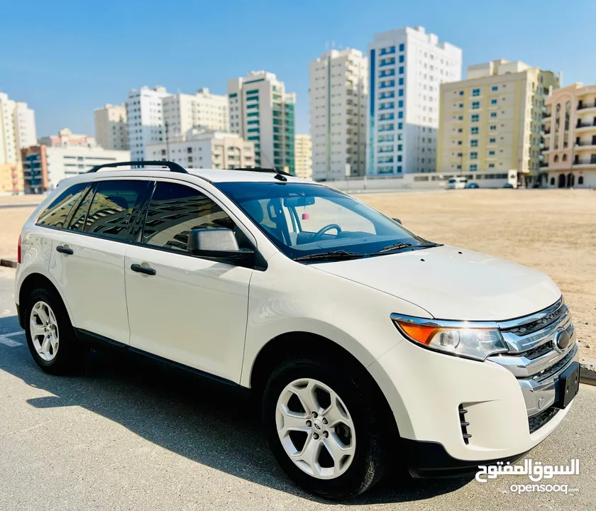 A Clean And Well Maintained FORD EDGE 2013 White GCC