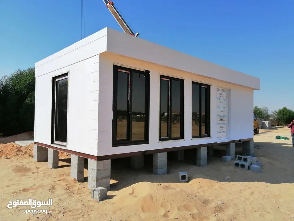 كرفان ضد الحريق تصميم حسب الطلب