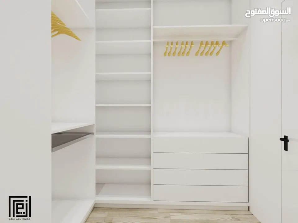 شقة مميزة بإطلالة مميزة مشطبة لغاية القصارة مع تصميم ديكور داخلي