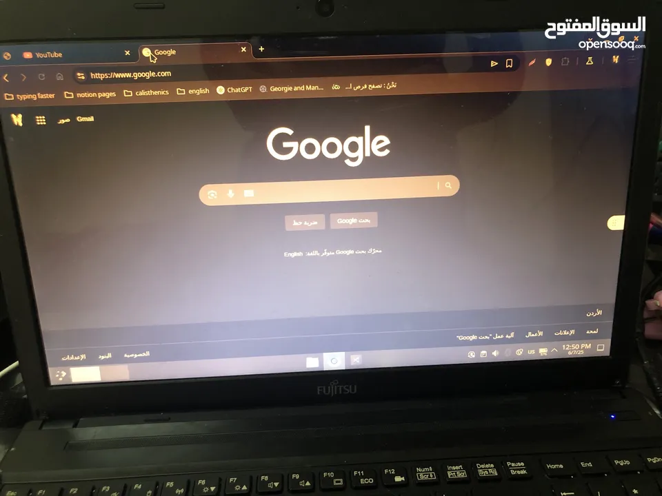 لابتوب Fujitsu الماني معالج i5 بسرعة 3.200GHZ مع 8GB ram و 500GB مساحة بسعر مغري