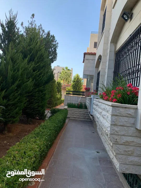 فيلا مستقلة للبيع الرابيه على مساحة ارض دونم تصلح لسكنتين  كل طابق 350 م