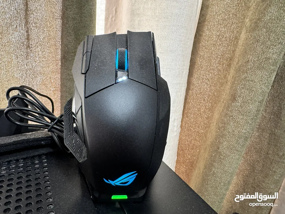 Asus rog spatha wireless or wired gaming mouse with charging dock
