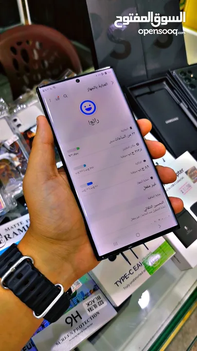 عرض خااص : Samsung S22 ultra 256gb  هواتف نظيفة جدا بحالة الوكالة مع ملحقاتها و بأقل سعر