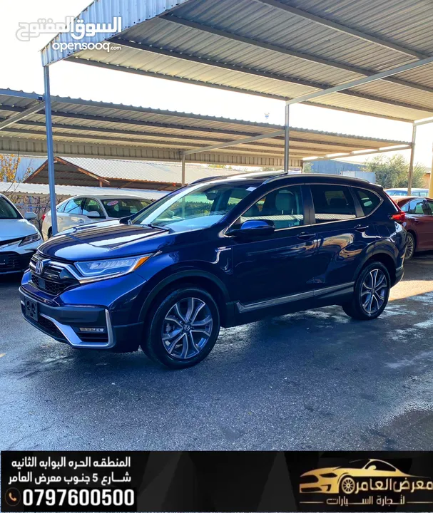 هوندا CRV 2022 تورينغ اعلى صنف وارد أمريكي فحص 7 جيد لون كحلي مميز ممشى32 الف