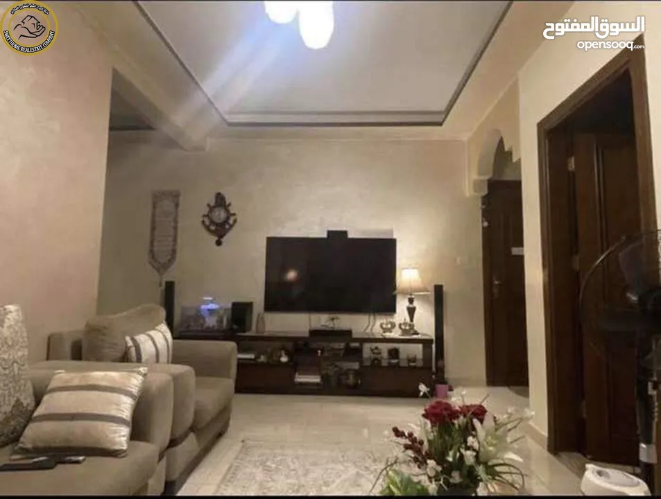 شقة أرضية مميزة للبيع في خلدا 150م مع ترس امامي بقرميد تشطيب سوبر ديلوكس بسعر مغري