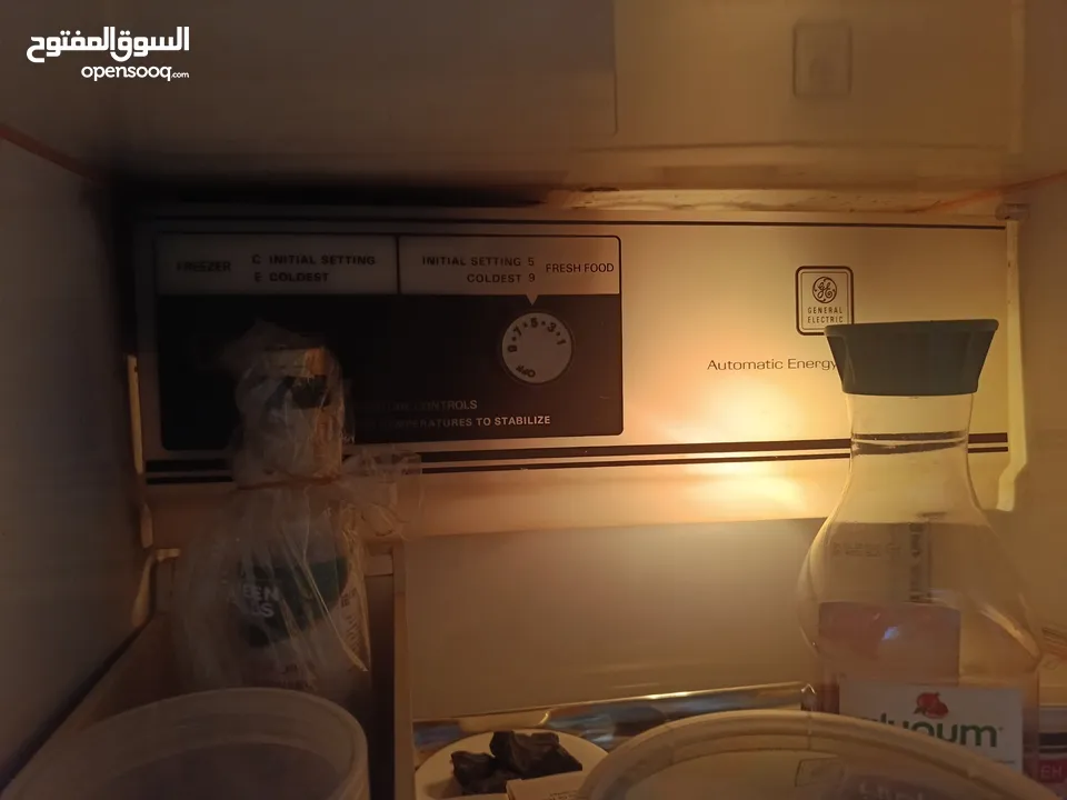 ثلاجة جينيرال اليكتريك ياباني اصلي بابين خليجيه